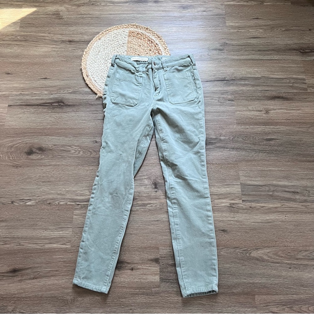PILCRO AND THE LETTERPRESS BY ANTHROPOLOGIE Corduroy High-Rise Skinny Jeans
